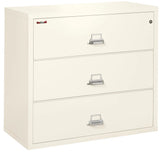 FireKing 3-Drawer 44" Wide 1-Hour Rated Lateral Fireproof File Cabinet