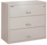 FireKing 3-Drawer 44" Wide 1-Hour Rated Lateral Fireproof File Cabinet