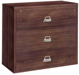 FireKing 3-Drawer 44" Wide 1-Hour Rated Lateral Fireproof File Cabinet