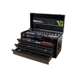 Boxo MotoBox | Ricky Carmichael 3-Drawer Portable Tool Box with 103-Piece Metric Motorcycle Tool Set