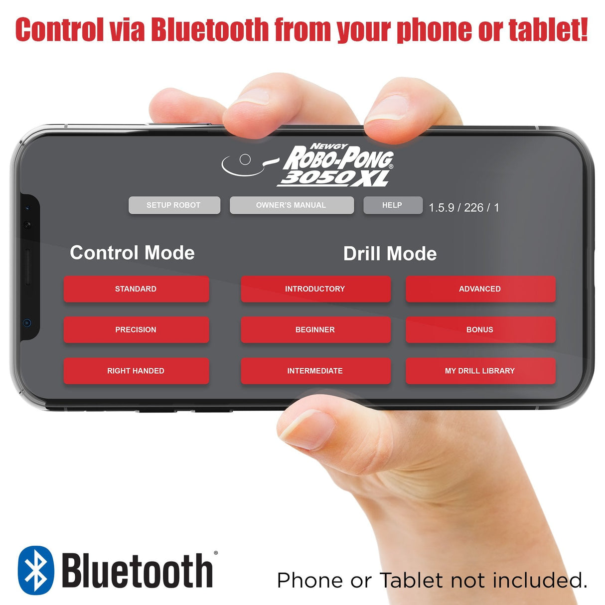 Robo-Pong 3050XL Table Tennis Robot