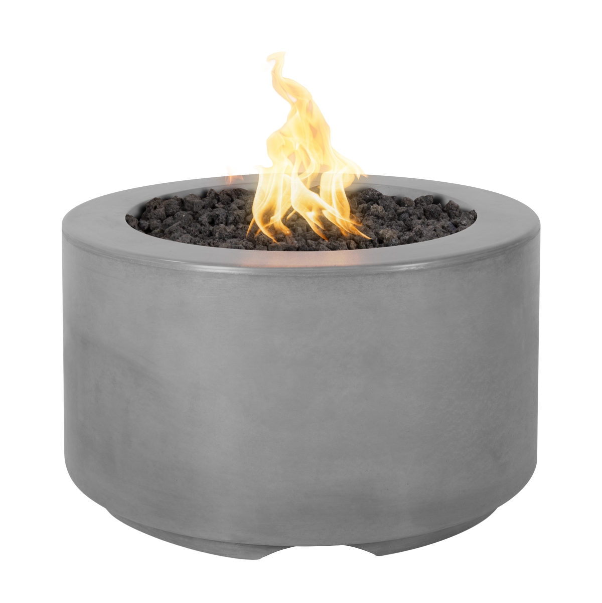 The Outdoor Plus 32" Florence Concrete Fire Pit / 18" Tall
