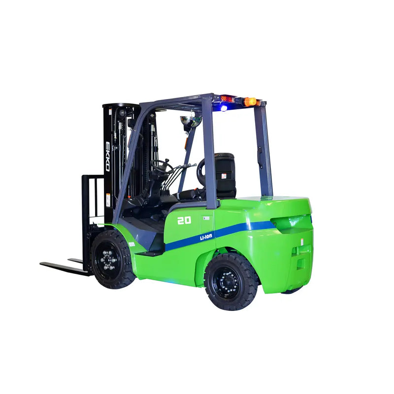 EKKO EK20GT-Li Lithium Powered 4-Wheel Electric Forklift 4000 lbs Capacity, 185