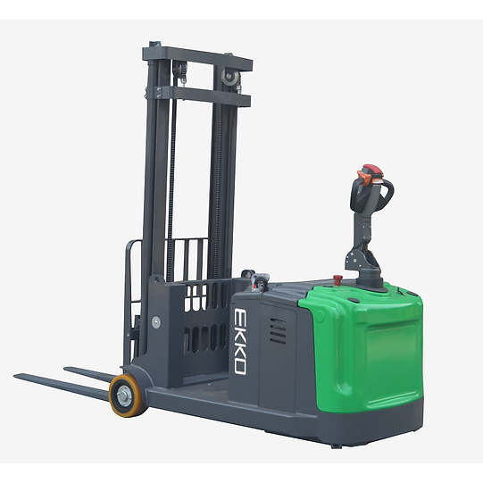 EKKO Lift EK14-130Li Electric Counterbalanced Walkie Stacker 3,300 lbs Capacity - 130