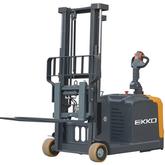 EKKO Lift EK14S-130 Electric Counterbalanced Walkie Stacker 3,300 lbs - 130" Side Shift