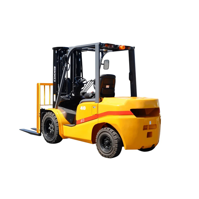 EKKO EK35D 4-Wheel Diesel Forklift, 7000 lbs Capacity, 185