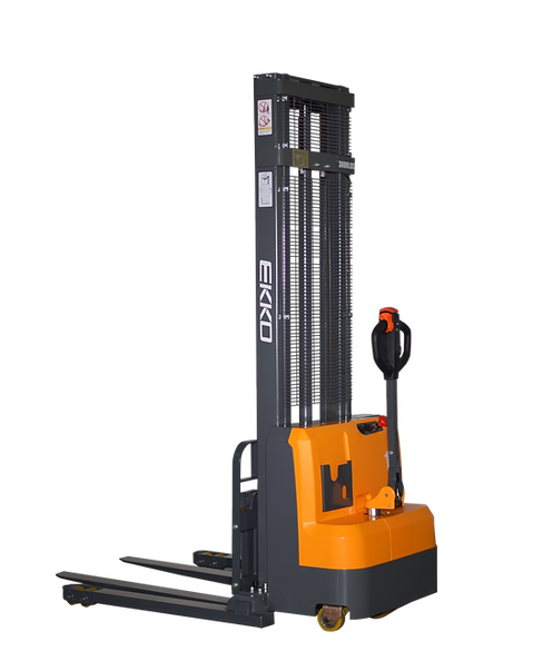 EKKO Lift Electric Straddle Stacker 3,000 lbs Capacity - 118