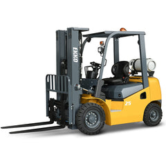 EKKO Lifts EK25CLP Forklift Liquid Propane (LPG) 4-Wheel - 5,000 lbs Capacity, 189" Lift - Cushion Tire