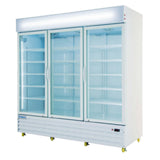 Empura Refrigeration EGM-75W Refrigerated Merchandiser 78.15"W X 32.28"D X 81.02"H 66.6 Cu. Ft. Capacity