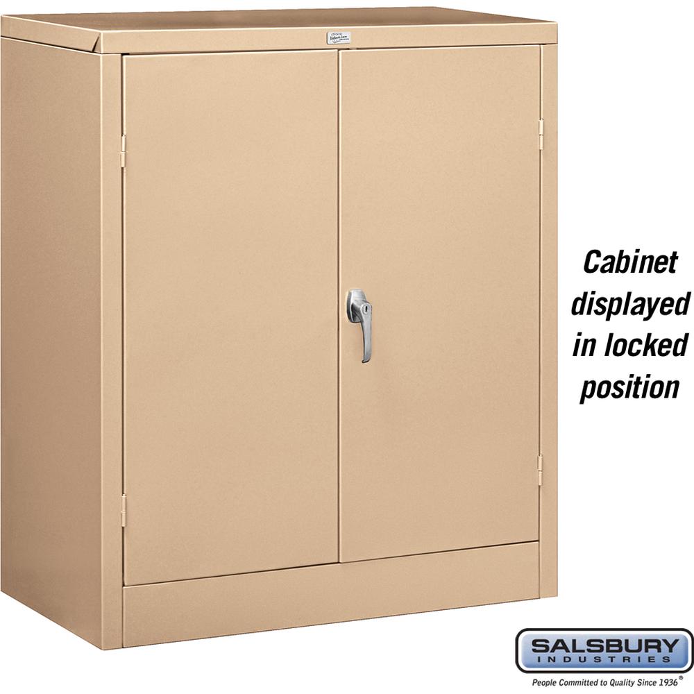 36" Wide Counter Height Storage Cabinet - 42" High - 18" Deep by Salsbury