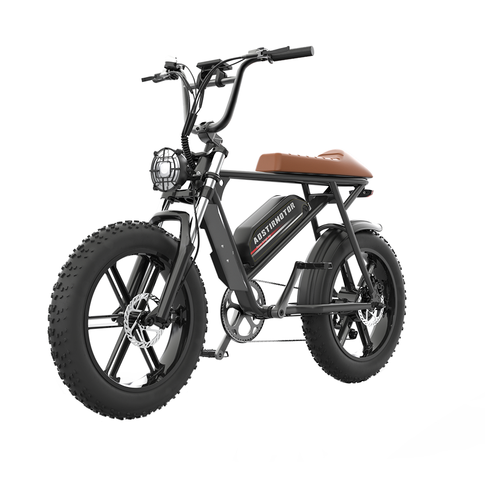 AOSTIRMOTOR Storm Super Cool 750W 48V 12.5Ah Moped Style Electric Bike