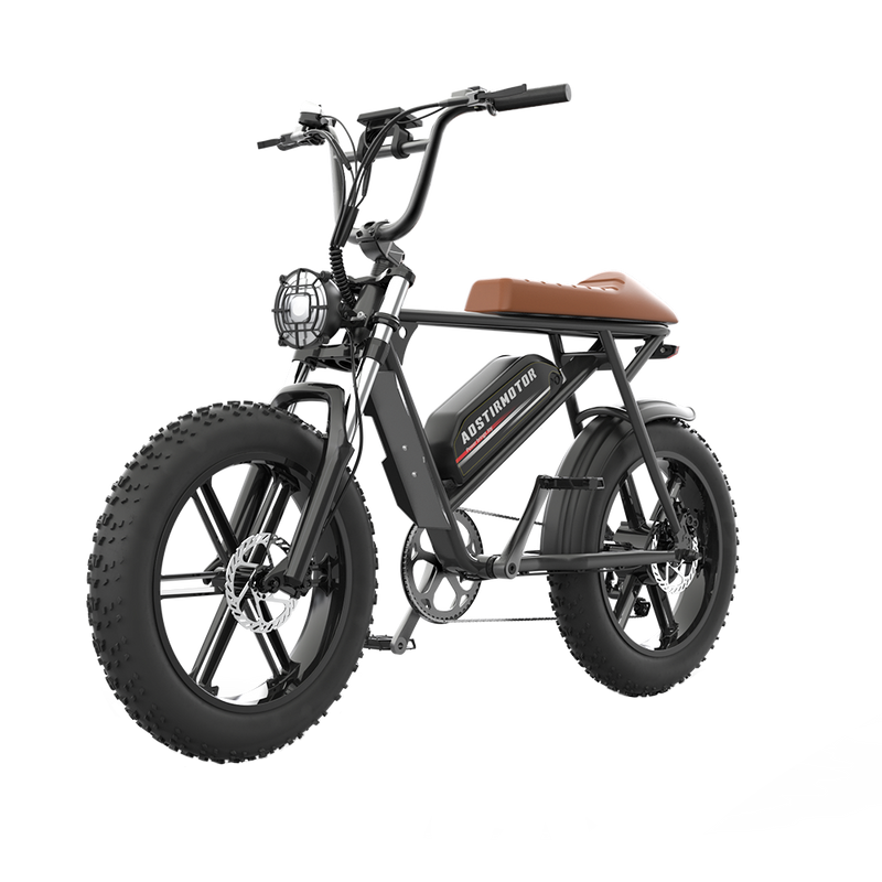 AOSTIRMOTOR Storm Super Cool 750W 48V 12.5Ah Moped Style Electric Bike