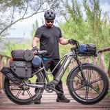 Fiido Titan Cargo Electric Bike | Fat Tire Mountain E-Bike | 84 Miles Long Distance Assist Rang
