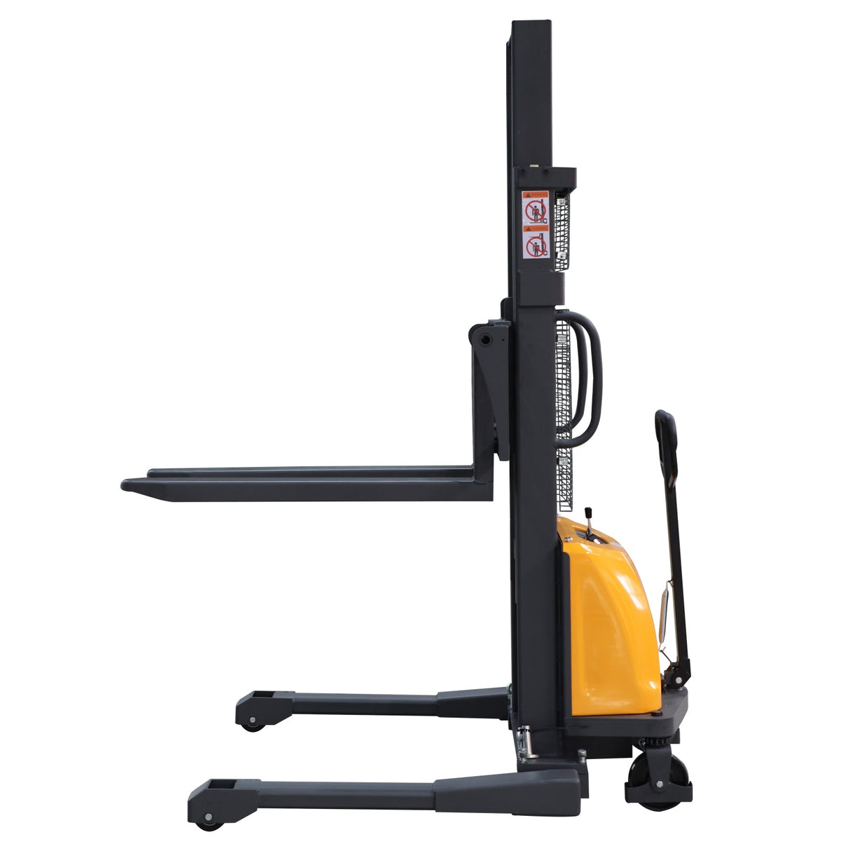 Apollolift Semi-Electric Power Lift Straddle Stacker 3300Lbs 98"Lifting A-3011