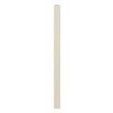 Aleko 5 in. x 5 in. x 8 ft. Vinyl Fence Corner Post for 3-Rail Fencing – Sand