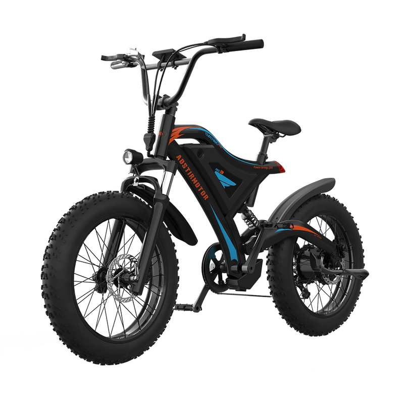 AOSTIRMOTOR S18-MINI Fat Tire Mountain E-Bike | 500 Watt | 48V | Electric Bike