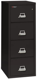 FireKing 4-Drawer 25" Deep 1-Hour Rated Fireproof File Cabinet, Letter