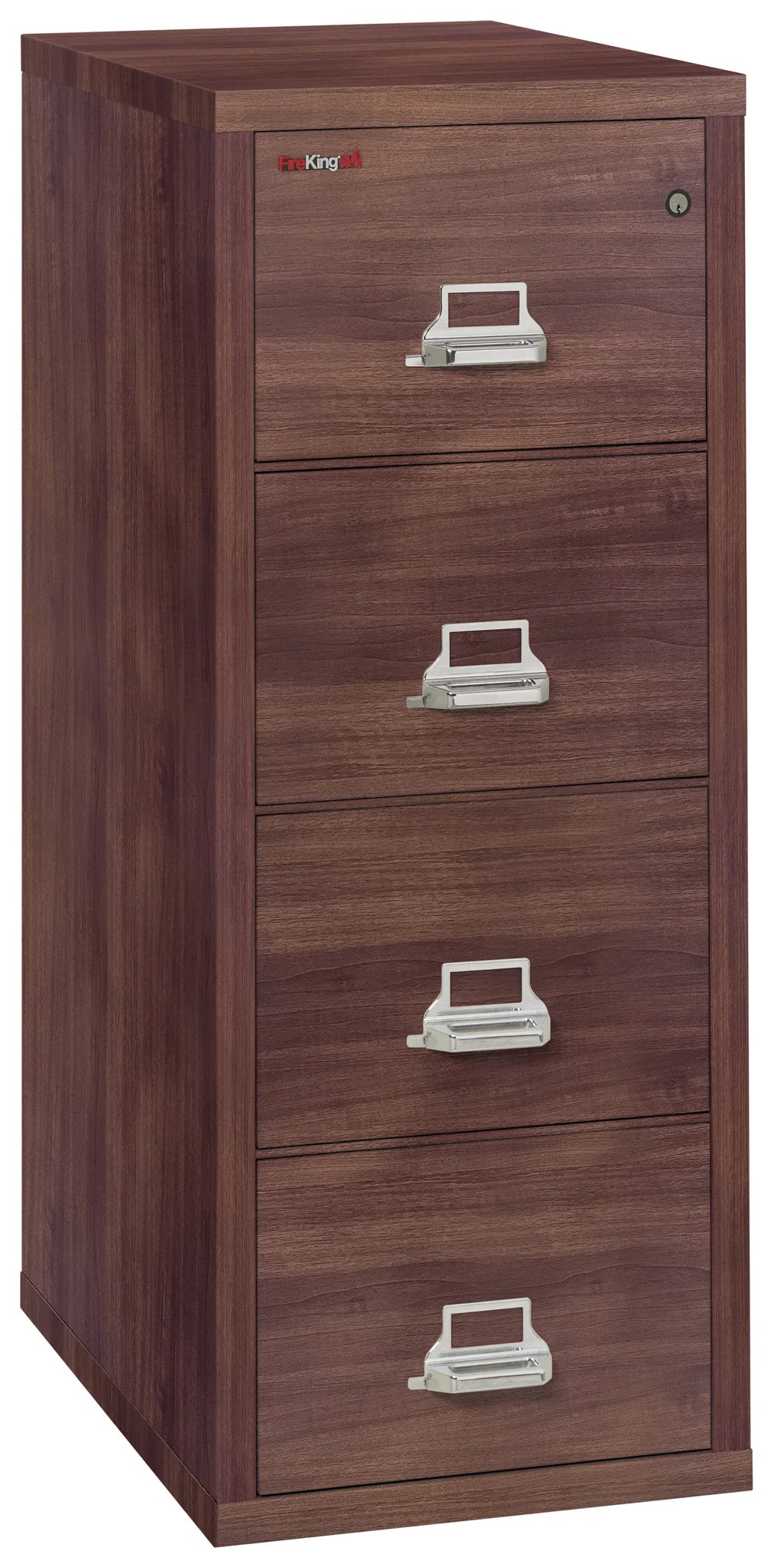 FireKing 4-Drawer 25" Deep 1-Hour Rated Fireproof File Cabinet, Letter