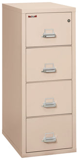 FireKing 4-Drawer 31" Deep 1-Hour Rated Fireproof File Cabinet, Letter
