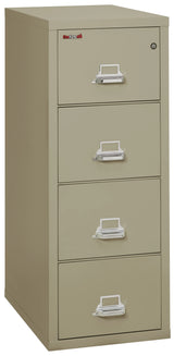 FireKing 4-Drawer 31" Deep 1-Hour Rated Fireproof File Cabinet, Letter