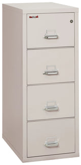FireKing 4-Drawer 31" Deep 1-Hour Rated Fireproof File Cabinet, Letter