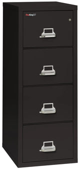 FireKing 4-Drawer 25" Deep 1-Hour Rated Fireproof File Cabinet, Legal