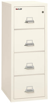 FireKing 4-Drawer 25" Deep 1-Hour Rated Fireproof File Cabinet, Legal