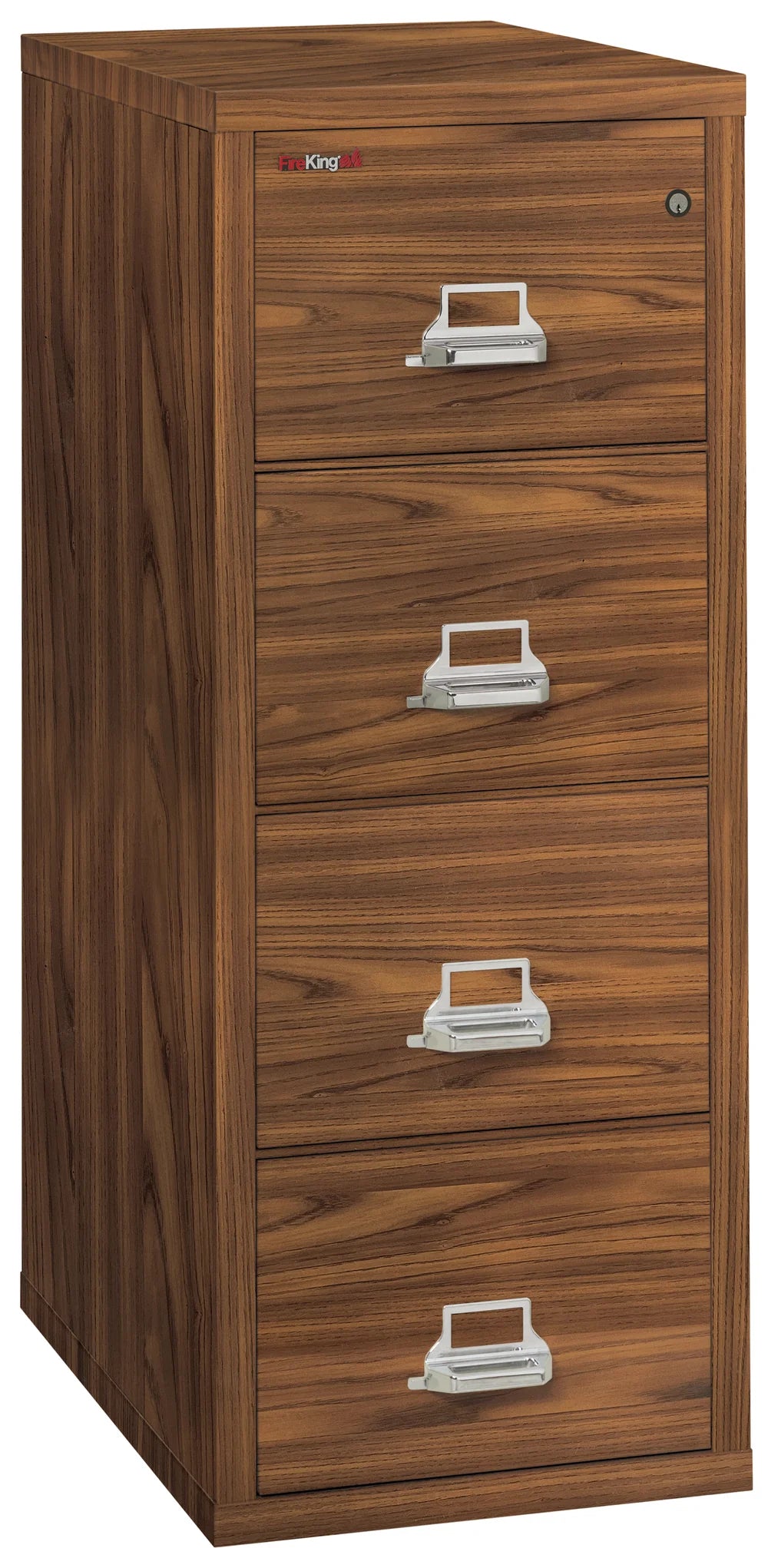 FireKing 4-Drawer 25" Deep 1-Hour Rated Fireproof File Cabinet, Legal