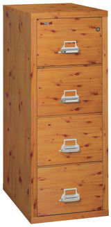 FireKing 4-Drawer 25" Deep 1-Hour Rated Fireproof File Cabinet, Legal