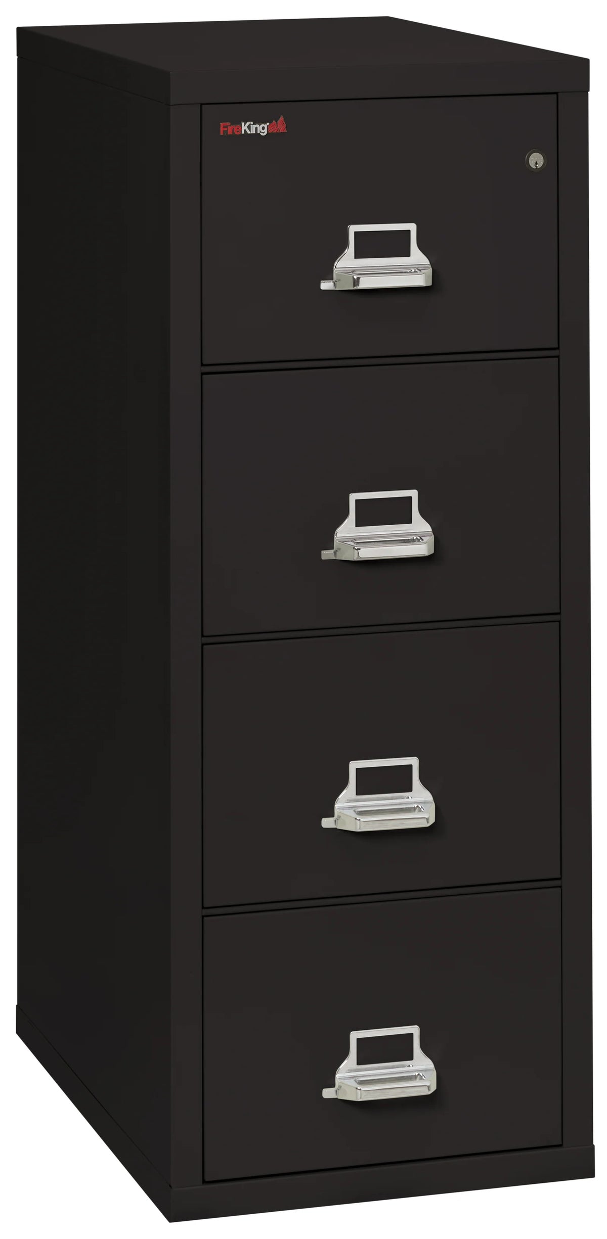 FireKing 4-Drawer 31" Deep 1-Hour Rated Fireproof File Cabinet, Legal