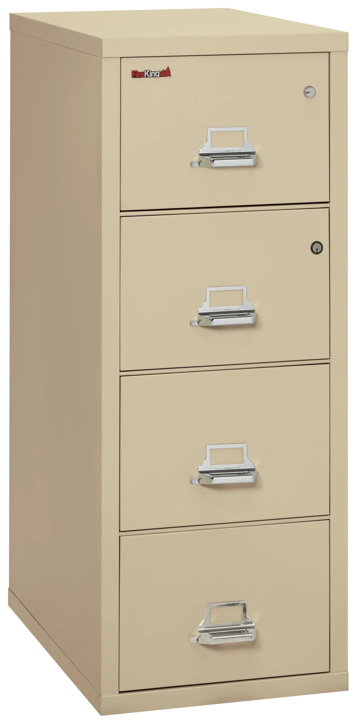FireKing Safe-In-A-File 4-Drawer 31" Deep 1-Hour Rated Fireproof File Cabinet, Legal