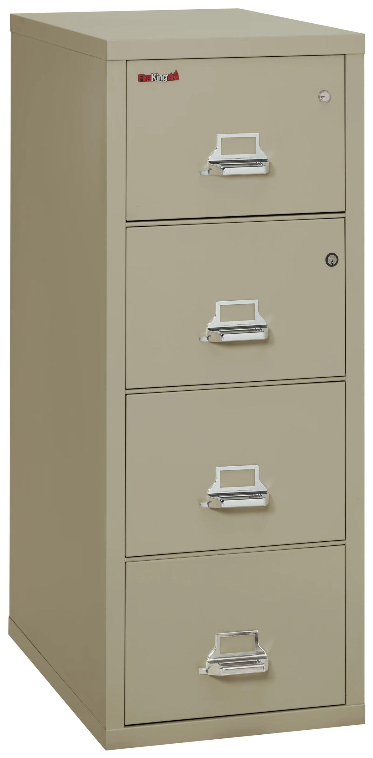 FireKing Safe-In-A-File 4-Drawer 31" Deep 1-Hour Rated Fireproof File Cabinet, Legal