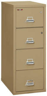FireKing Safe-In-A-File 4-Drawer 31" Deep 1-Hour Rated Fireproof File Cabinet, Legal