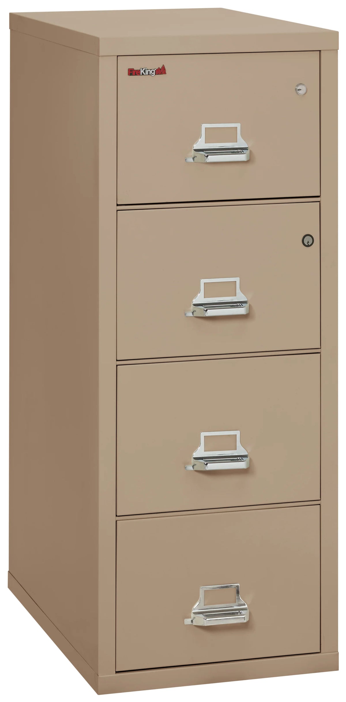 FireKing Safe-In-A-File 4-Drawer 31" Deep 1-Hour Rated Fireproof File Cabinet, Legal