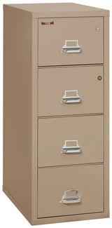 FireKing Safe-In-A-File 4-Drawer 31" Deep 1-Hour Rated Fireproof File Cabinet, Legal