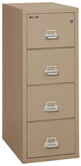 FireKing 4-Drawer 31" Deep 1-Hour Rated Fireproof File Cabinet, Legal