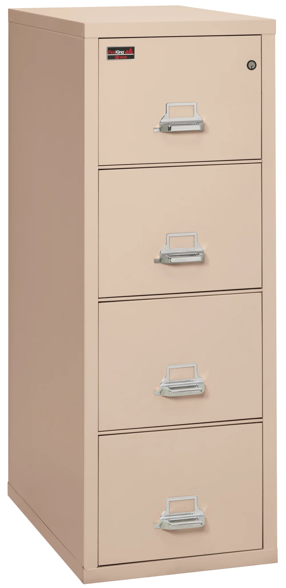 FireKing 4-Drawer 31" Deep 2-Hour Rated Fireproof File Cabinet, Legal