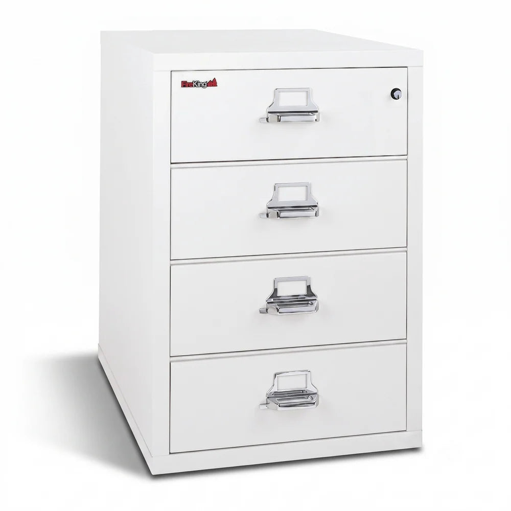FireKing 4-Drawer Card, Check & Note Fireproof File Cabinet 4-2536-C