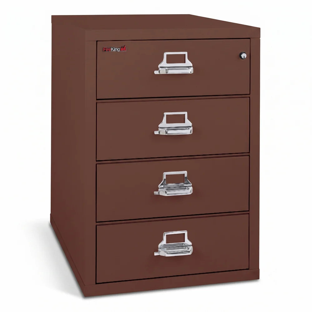 FireKing 4-Drawer Card, Check & Note Fireproof File Cabinet 4-2536-C