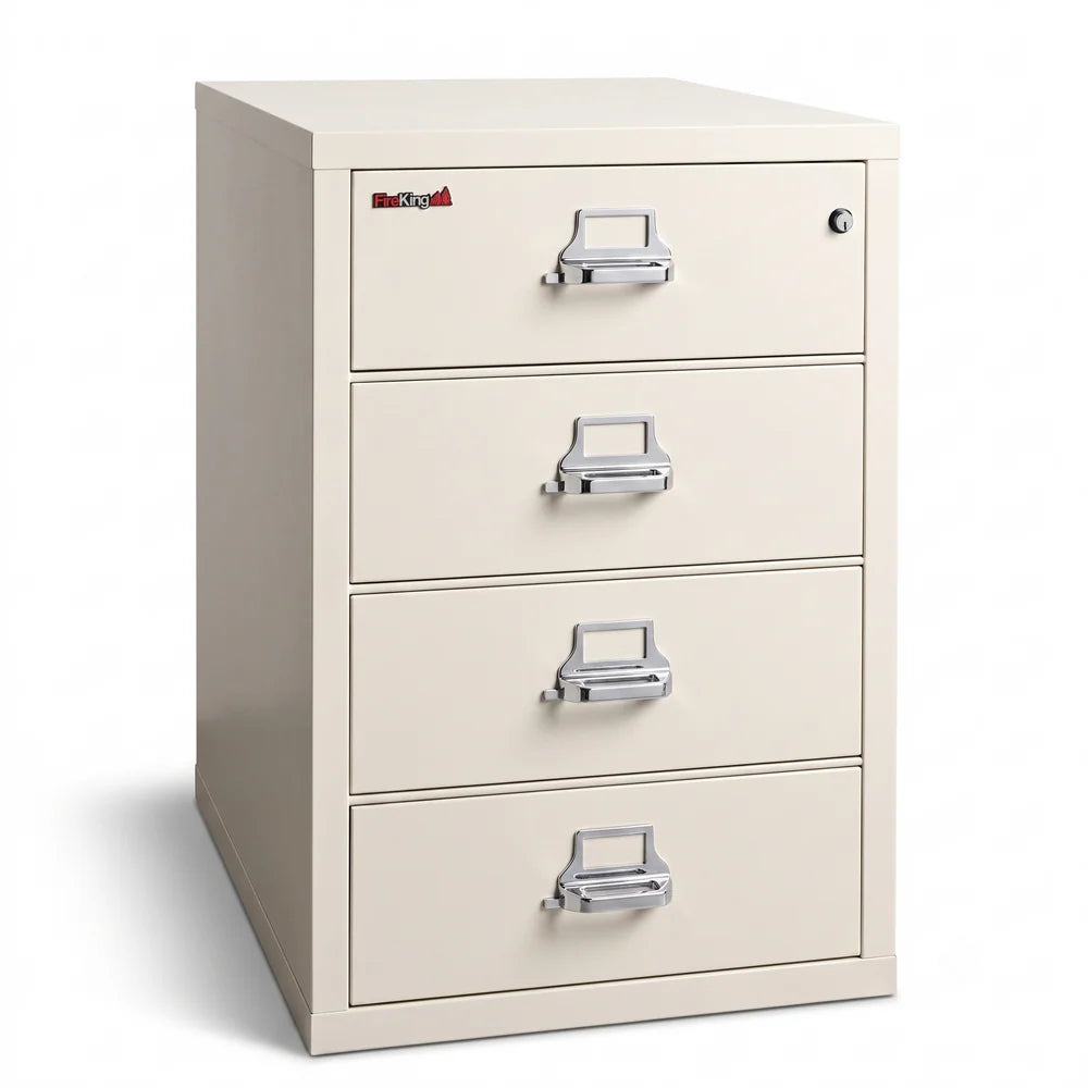 FireKing 4-Drawer Card, Check & Note Fireproof File Cabinet 4-2536-C