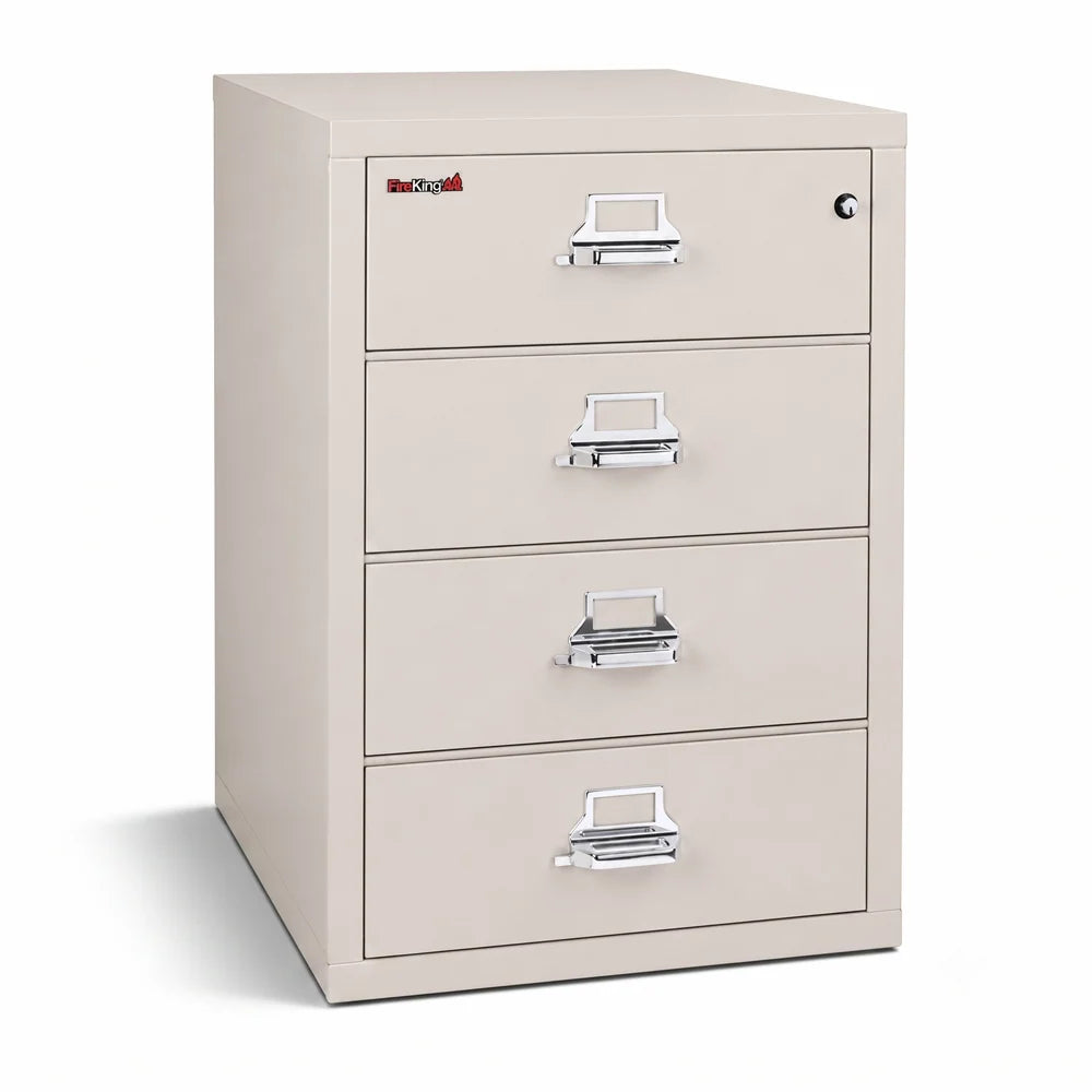 FireKing 4-Drawer Card, Check & Note Fireproof File Cabinet 4-2536-C