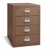 FireKing 4-Drawer Card, Check & Note Fireproof File Cabinet 4-2536-C