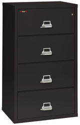 FireKing 4-Drawer 31" Wide 1-Hour Rated Lateral Fireproof File Cabinet