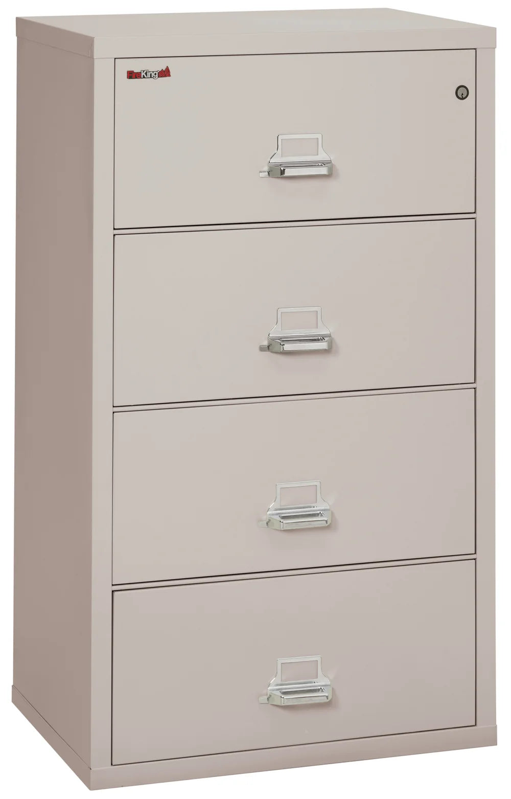 FireKing 4-Drawer 31" Wide 1-Hour Rated Lateral Fireproof File Cabinet