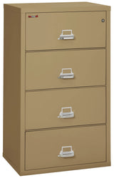 FireKing 4-Drawer 31" Wide 1-Hour Rated Lateral Fireproof File Cabinet