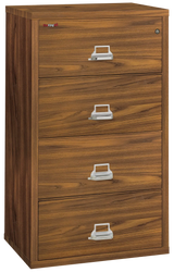 FireKing 4-Drawer 31" Wide 1-Hour Rated Lateral Fireproof File Cabinet