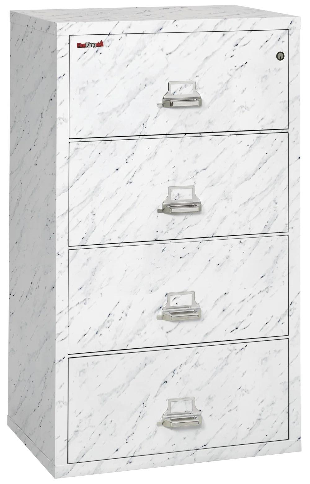 FireKing 4-Drawer 31" Wide 1-Hour Rated Lateral Fireproof File Cabinet