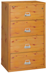 FireKing 4-Drawer 31" Wide 1-Hour Rated Lateral Fireproof File Cabinet
