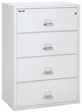 FireKing 4-Drawer 38" Wide 1-Hour Rated Lateral Fireproof File Cabinet