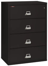 FireKing 4-Drawer 38" Wide 1-Hour Rated Lateral Fireproof File Cabinet